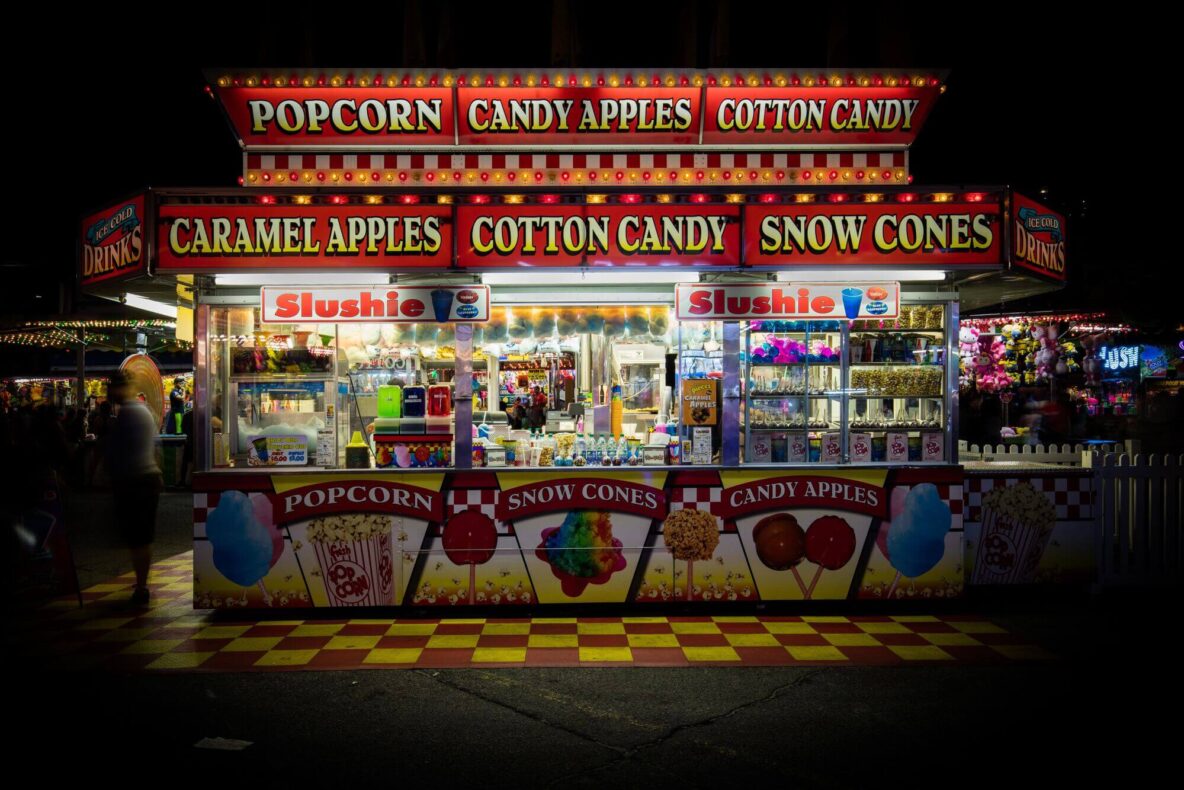 CNE Candy Booth in Toronto.