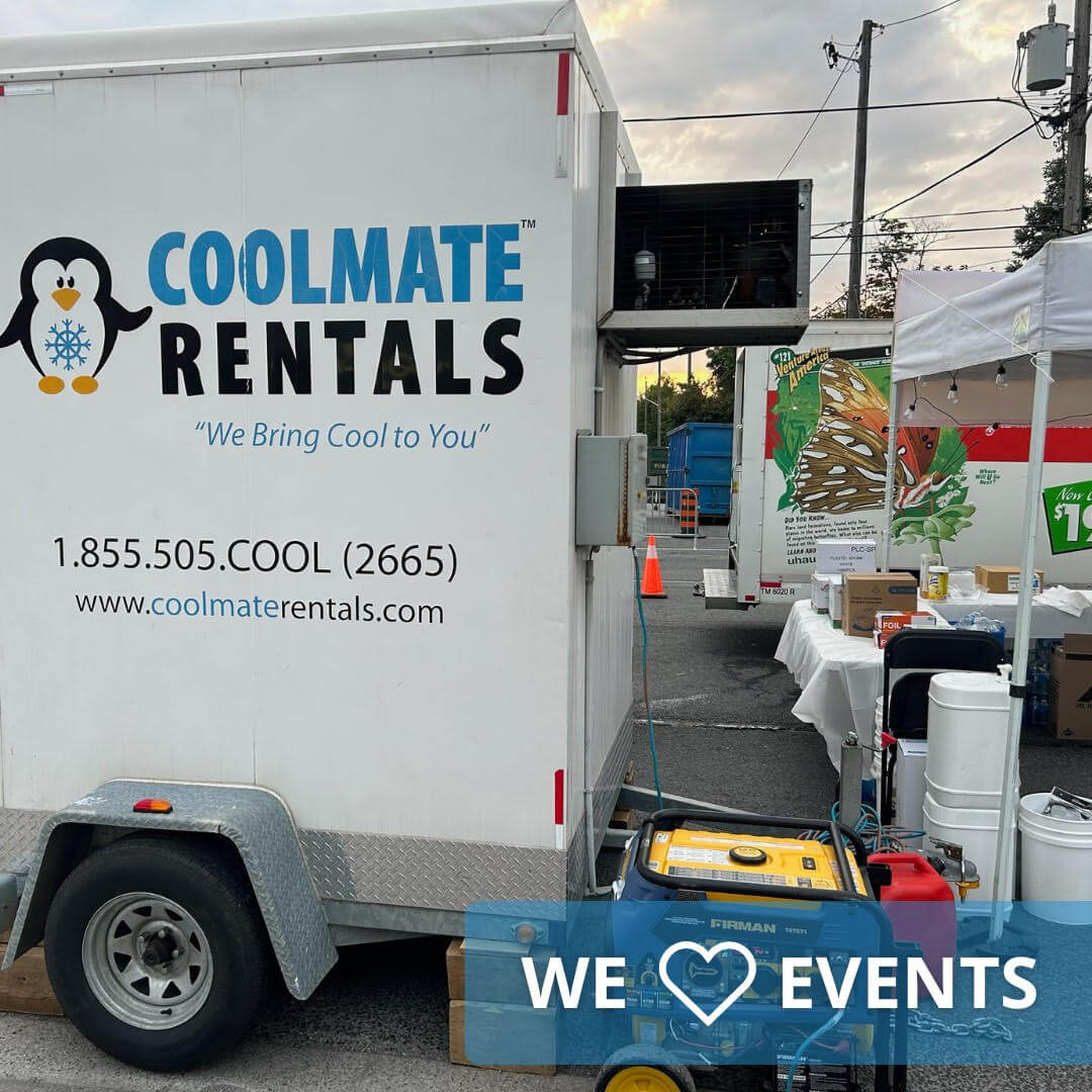 Coolmate Rentals unit on site at an event.