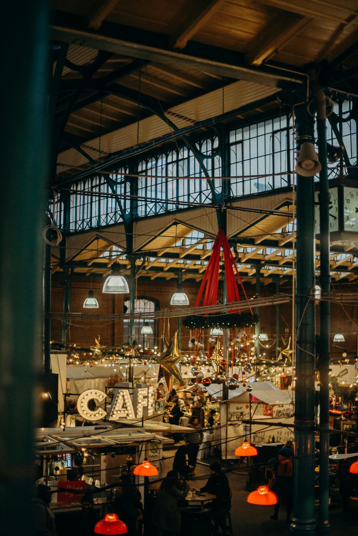 Indoor winter market